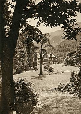 Villa Moliterno vista dal basso